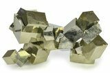 Incredible Natural Pyrite Cube Cluster - Navajun, Spain #325091-2